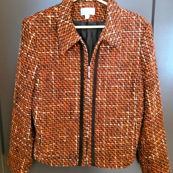 Conrad C collection tweed designer coat. - Picture 1 of 9
